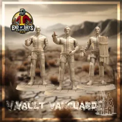 Vault vanguard set - Tabletop miniature (Pre-Supported)