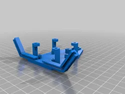 Walksnail Avatar HD Micro Kit angle antennas holder with servo gimbal.