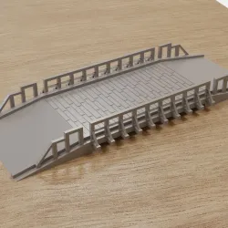 Wooden Bridge - Tabletop Wagaming Terrain