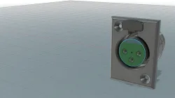 XLR Female Panel Mount