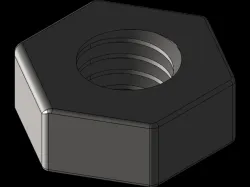3*8mm LN-Hex Bolt & nut