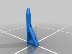 Asymmetric angled foregrip MLOK