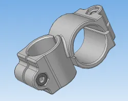 Bracket for cross fixing pipes