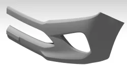 Car Front Bumper Closed Surface Design