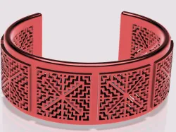 Celtic Step Pattern Bracelet