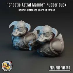 Chaotic Astral Marine Rubber Duck - Evil Space Warrior Proxy
