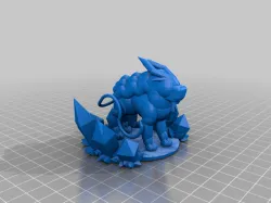 Chibi Suicune Statue