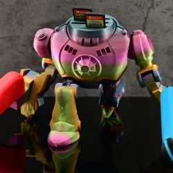 Cobotech Robot with Controller Holder and Game Card Storage