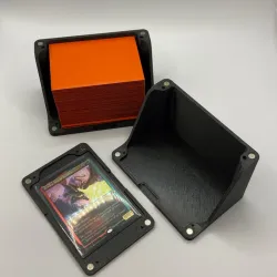 COMMANDER DECK BOX AND TRAYS FOR MAGIC THE GATHERING, POKEMON, OR ANY OTHER TCG