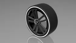custom rim and tyre