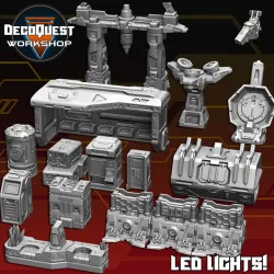 Cyberpunk / Sci-fi props - LED lights