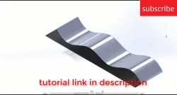 Dynamic wave animation in solidworks