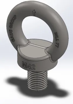 Eye bolt M42 DIN580