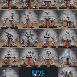 Faith Defender Set / Angel & Holy Encounter / Cleric & Priest Collection / Pre-Supported