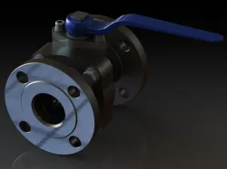 Flanged Ball Valve Assembly
