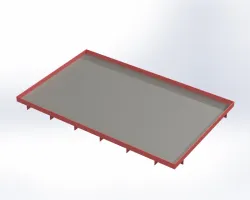 "Heavy-Duty Scissor Lift Platform - Industrial Loading Solution"
