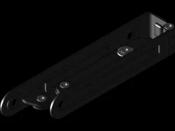 Hinge / Folding Bracket for Shelfs 150 mm Closed