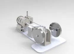 Horizontal Steam Engine