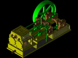 HORIZONTAL STEAM ENGINE