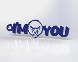 I'M watching you keychain