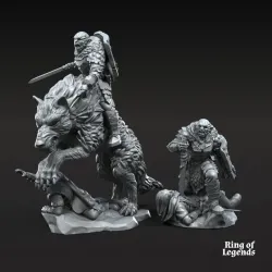 Korvog, Orc Lord Commander ft and mtd | Regular Orcs | Fantasy