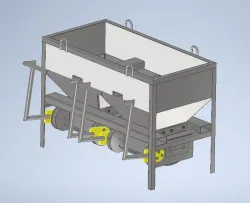 Longer objects cooling retarding material filling equipment (prototype not yet ready))