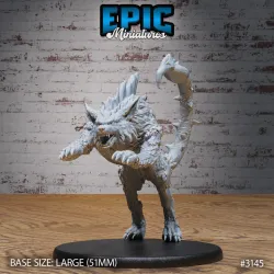 Lupion Wolf Scorpion Chimera Attack / Evil Poison Hybrid / Wild Predator / Swamp Encounter