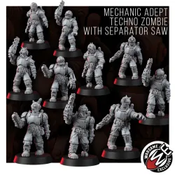 MECHANIC ADEPT TECHNO ZOMBIE WITH SEPARATOR SAW