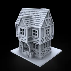 Merchant's 2 Level Medieval Mansion