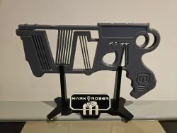 One Piece Compliant Mechanism Blaster (Mark Rober) display stand