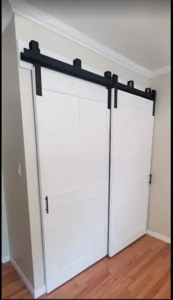 Overlapping Barn Doors