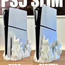 PS5 SLIM Crystal Stand (Disc & Digital)