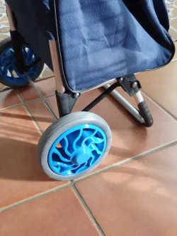 Quality shopping trolley wheels (with ball bearings) for "Aurora" models