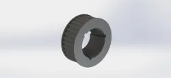 Removable gear pulley - 1008 Type - 34 teeth -  5mm step belt - 15 width mm