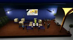Robotic Palletizer - Power Roller Conveyor - Wrapping Machine