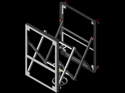Scissor Lift Table Cart / Chariot de table élévatrice à ciseaux