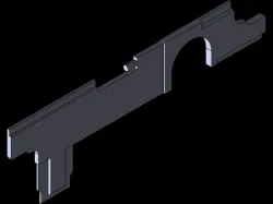 Selector Plate, Gearbox V2, M4, Cyma cm 515