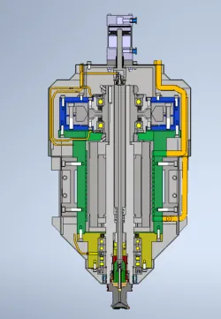 Spindle 22 kw HSK-A100 for CNC milling machine