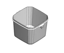 SQUARE JAR with Handle ( the Body )