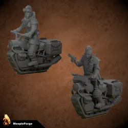 Tracked Bikes for Gaslands 1:64 Scale