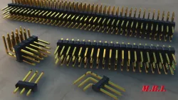Triple Row Male Pin 1-40 pins