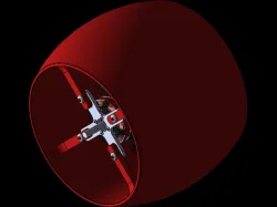 Turbofan Engine powered by electrical brushless motor