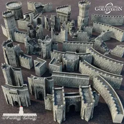 Ultimate Castle Wall Set - Modular