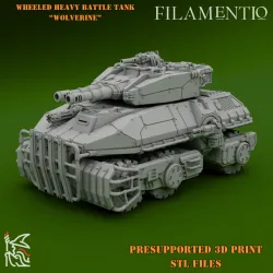 Wheeled Heavy Battle Tank "Wolverine"