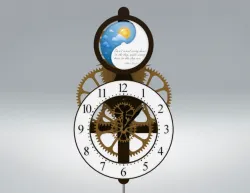 Wooden Pendulum Clock- Mechanical Wooden Clock 2