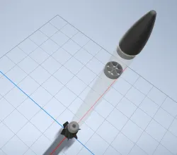 2.25" dia. Model Rocket Parts