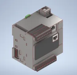 3D CAD MODEL PLC Schneider M221