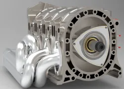 4-Rotor Mazda Rotary Engine