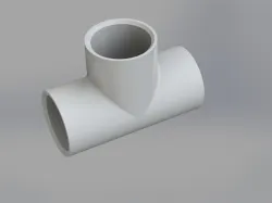 90 Degree PVC Equal Tee