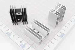 Aluminum heat sink for TO-220